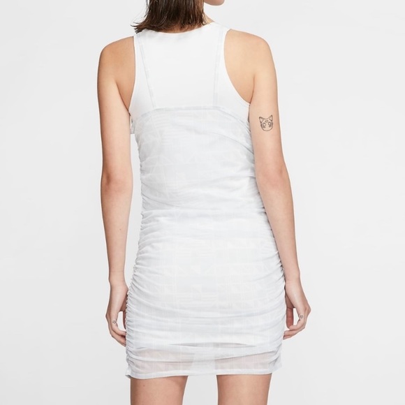 Nike Sportswear Women's Indio Dress White Sz M - Picture 2 of 11